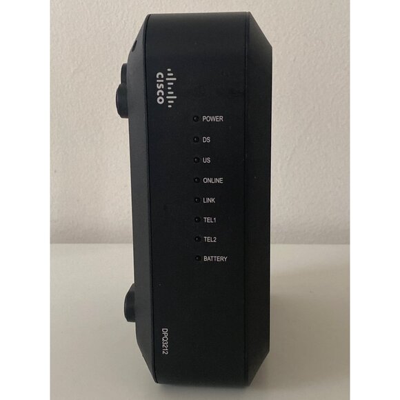 Cisco DPQ3212 Cable Modem Black NO Cables Works As Is - Picture 3 of 11